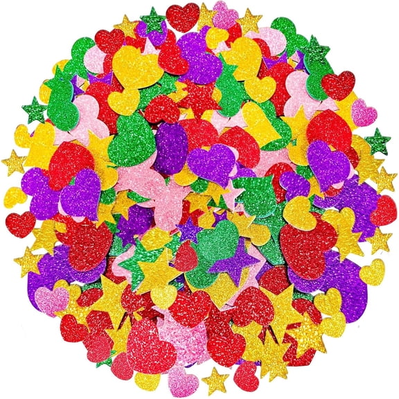 Valentines Day Gifts for Kids - 280 PCS Valentines Stickers | Foam Heart Stickers for School Classroom,Scrapbook Craft supplies,Valentine's Day Crafts Accessories Treats Party Favors Decorations