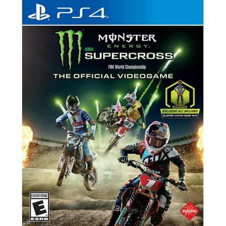 Monster Energy Supercross: The Official Videogame, Square Enix, PlayStation 4, WALMART EXCLUSIVE, 662248920573 (Best Exclusives On Ps4)