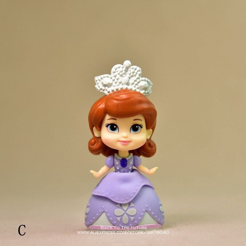 Disney-figura de acción de la Primera Princesa Sofia para niños, Mini ...
