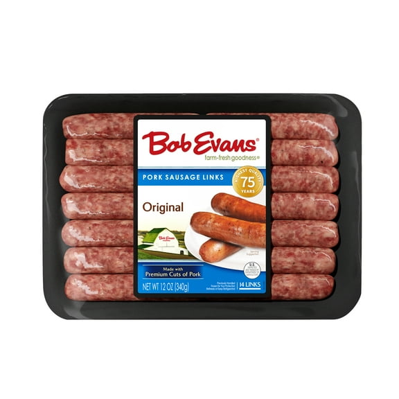 Bob Evans Original Pork Sausage Links, 12 oz, 14 Ct Fresh