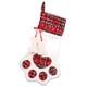 thumbnail image 1 of Calcetín navideño para perro mascota, liga navideña colgante, patas grandes para decoración navideña, decoraciones navideñas, calcetines navideños, bolsa de regalo, celosía de pata de perro, calcetín, 1 of 7