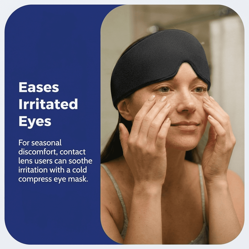 FACEMOON Reusable Gel Eye Mask, Therapy for Facial Puffiness Comfort & Dark Circles