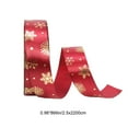 thumbnail image 3 of Btomtd 866.14"x0.98" Festive Curling Ribbon for Christmas Gift Wrapping and Party Decorations Versatile Ribbon for Creating Holiday Ornaments and Celebration Themes, Red-A, 3 of 6
