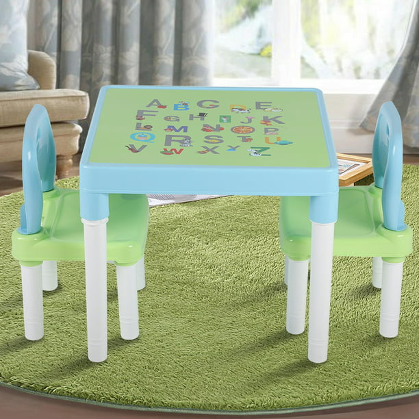 Yosoo Childs Studying Table Set,Childrens Kids Plastic ...