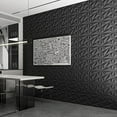 thumbnail image 5 of 12-Pack 3D White PVC Flower Textured Decorative Wall Panels, 19.6" x 19.6", 5 of 9