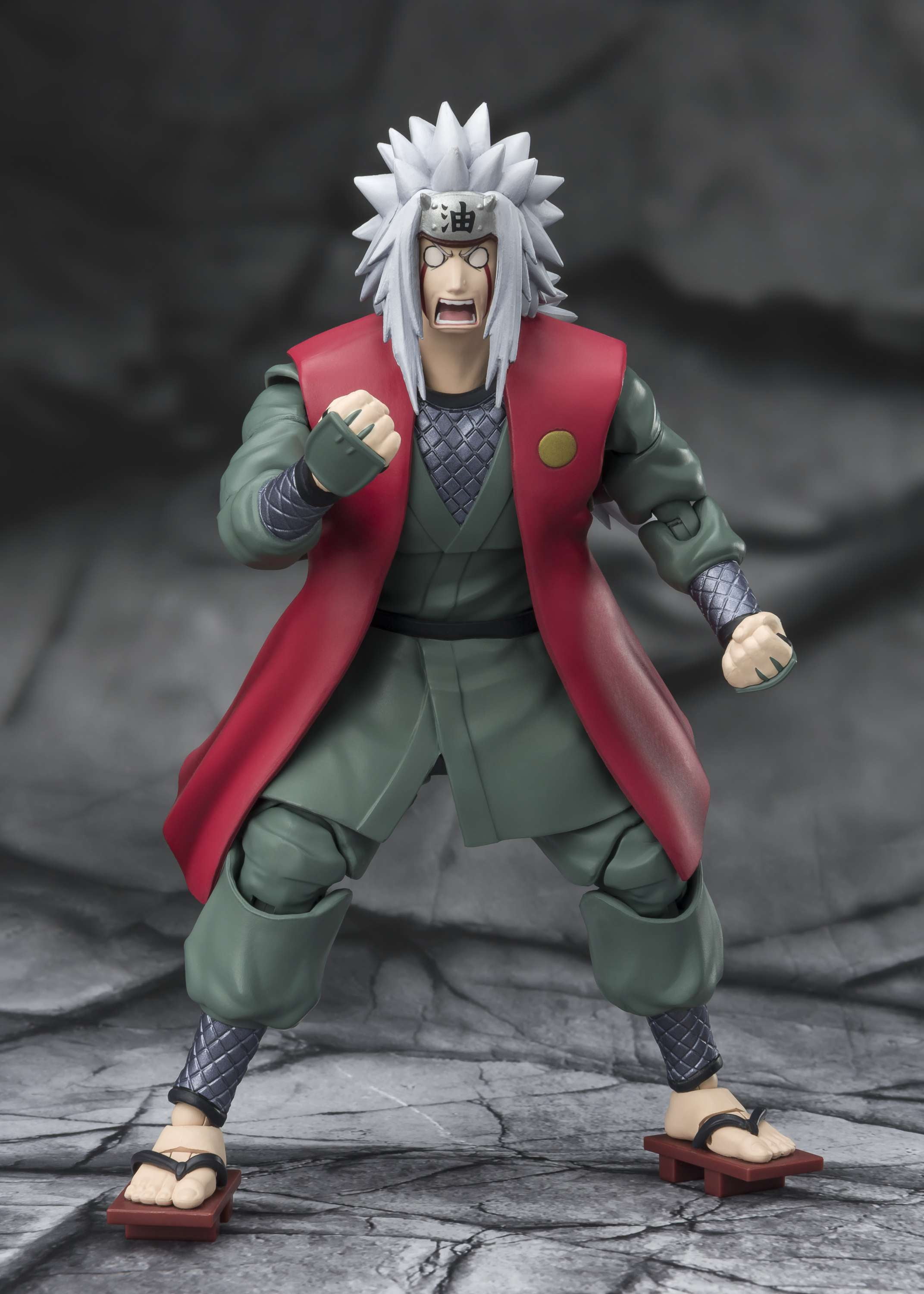 Tamashii Nations Naruto S.H.Figuarts Jiraiya Action Figure, 7.5 x 3.75 x 6.5 in, Plastic Multicolor