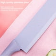 thumbnail image 2 of serony 6Pcs Kitchen Cutlery Set Stainless Steel Tableware Non Slip Wheat Straw Peeler for Fruits Vegetables Bread, 2 of 7