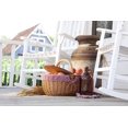 thumbnail image 2 of Picnic Time Country Basket - Red/White Gingham, 2 of 2