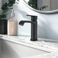thumbnail image 3 of maxwellbathroomandki YASINU Single Handle Bathroom Vanity Sink Faucet w/ Pop up Drain Assembly Brushed Gold, 3 of 5