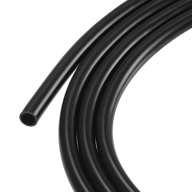 Manguera de silicona negra de 5 mm ID 6 mm OD 16 pies para alta temperatura para manguera de agua y tubo de aire