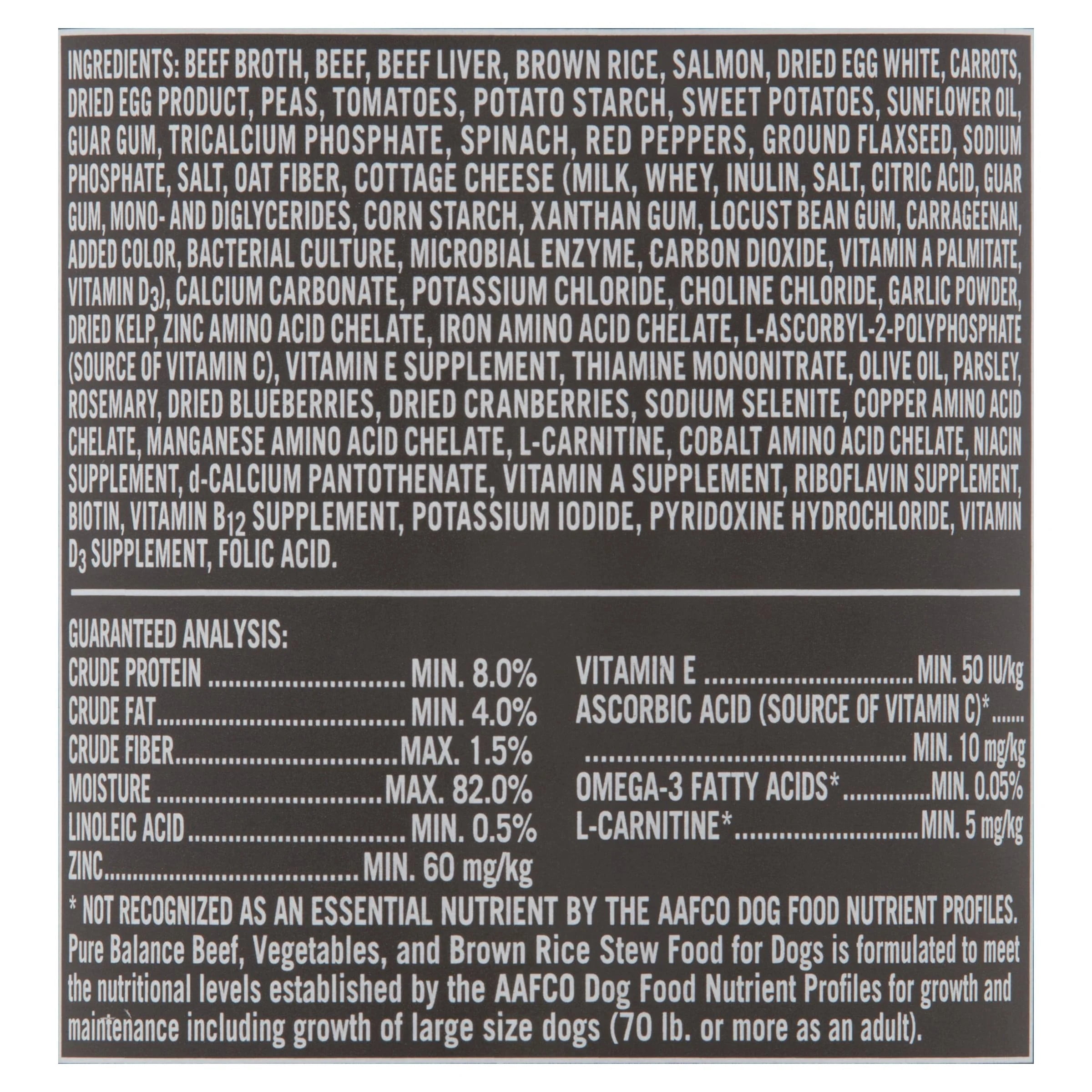 (3 pack) Pure Balance Grain-Free Formula Beef Wet Dry Dog Food, 12.5 oz Can