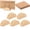 5pcs, variant on Wood Place Card Holder 5/12/24/50 Pcs, Pine Wood Table Number Holders with Tented Cards, Semicircular Design Place Card Holders for Photo Menu Cafe Home Wedding Birthday Party