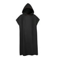 thumbnail image 4 of Shengyu Versatile Surf Poncho Beach Bathrobe Quick Dry Wetsuit Changing Robe Soft Microfiber Towel Summer Gift Highly Absorbent Black 109x88cm, 4 of 6