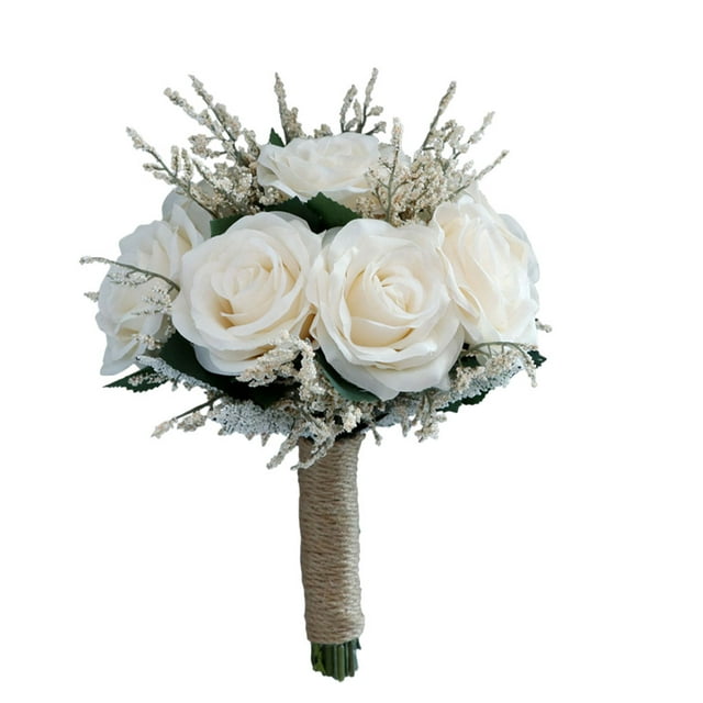 maskred Silk Non-toxic And Skin-friendly Artificial Flowers Good Texture Reusable For Party Realistic White 1Set