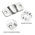 thumbnail image 3 of Uxcell 8 Pcs Soporte de Montaje Empotrado, 50 x 19mm Gancho de Marco de Foto Interconectable para Colgar Cabeceras, Plata, 3 of 5