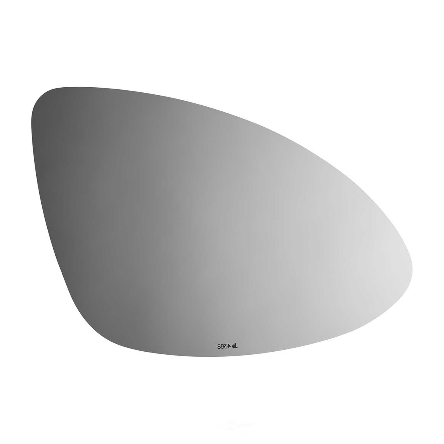 Burco Side View Mirror Replacement Glass - Clear Glass - 4388