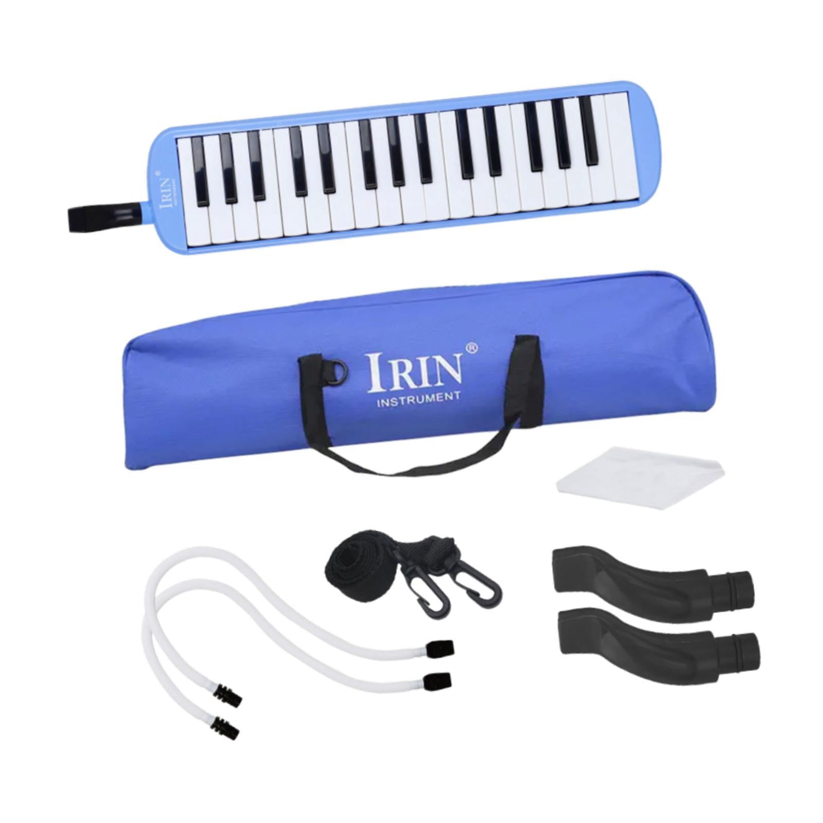 Harmonica Instrument 32 Keys Musical Keyboard Beginner Friendly Design with Carrying Case for Kids and Students