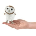 thumbnail image 2 of Folkmanis Mini Barn Owl Finger Puppet Cream, Brown, 1 EA, 2 of 4