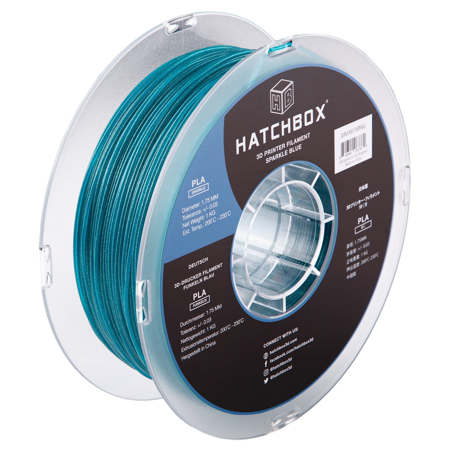 1.75mm Translucent Yellow Basics PLA 3D Printer Filament 1 kg Spool