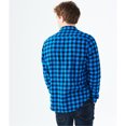thumbnail image 2 of Aeropostale - Camisa de franela para hombre, color azul, mediano Aeropostale Botones al frente, 2 of 2
