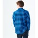 thumbnail image 2 of Aeropostale - Camisa de franela para hombre, color azul, grande Aeropostale  Botones al frente, 2 of 2