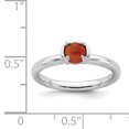 thumbnail image 5 of Sterling Silver Polished Red Agate Ring, 5 of 8
