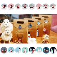thumbnail image 3 of 1000 piezas de pegatinas de regalo de Navidad, pegatinas de regalo de vacaciones de Navidad, pegatinas de Navidad redondas, pegatinas de regalo autoadhesivas de Navidad, pegatinas de etiquetas de Navidad, Papá Noel, muñeco de nieve esquí esquí Gafas de esquí, 3 of 5