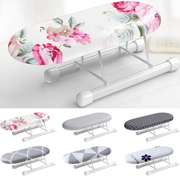 HIBIBUD 2026 New Tabletop Ironing Board Extra Wide Countertop Ironing Board with Cotton Cover,Portable Mini Ironing Board for Sewing,Craft Room for Home,Laundry Room,Apartment,Dorm