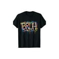 thumbnail image 1 of Cotton short sleeve T-shirt boys bruh funny saying meme graffiti aesthetic teens T-Shirt-100 % cotton 220g, 1 of 6