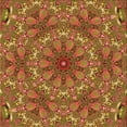 thumbnail image 1 of Ahgly Company Machine Washable Indoor Square Transitional Cinnamon Brown Area Rugs, 5' Square, 1 of 7