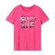 thumbnail image 2 of Camiseta para mujer con cuello redondo, camiseta básica informal para vacaciones, trabajo, playa, viajes L, 2 of 7