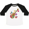 thumbnail image 3 of Inktastic Acoustic Guitar with Colorful Flowers Boys or Girls Toddler T-Shirt, 3 of 5