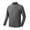 Mens T Shirts Dark Gray, variant on Mens Plus Size Workout T-Shirts Big & Tall Casual Mock Neck Long Sleeve Athletic Tops Basic Solid Slim Stretchy Comfort Pullover T Shirts