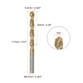 thumbnail image 2 of Unique Bargains 8.2mm Titanium Coated M42 High Speed Steel 8% Cobalt (HSS-E) Twist Drill Bit, 2 of 5