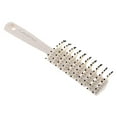 thumbnail image 1 of Peine para cabello graso para hombres, peluquería, peinado en seco o mojado, dientes anchos. Blanco, 1 of 9