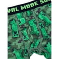 thumbnail image 4 of Minecraft Boys Athletic Boxer Brief Underpants Character Underwear, 5-pack, Sizes XS-M, 4 of 4
