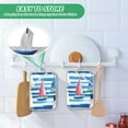 thumbnail image 4 of Yayeee Pot Holders Kitchen Heat Resistant with Pocket 7"x9.8" Cotton Oven Cooking Hot Pads, Green Sailboats, 4 of 7