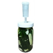 4Pc Mouth Mason Jars Lids Fermenting Lids with Airlocks Fermentation Kit for Making Sauerkraut in Wide Mouth Mason Jars