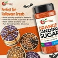 thumbnail image 3 of NY SPICE SHOP Halloween Orange Sanding Sugar - 04 Ounce - Halloween Colored Sugar Crystals - Colored Sugars for Cookie Decorating - Colored Sanding Sugar, 3 of 7