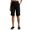 Z518 Black, variant on Landzoo Women'S Shorts Solid Color Elastic Waist With Pockets Summer Loose Fit Women Shorts Size L Black