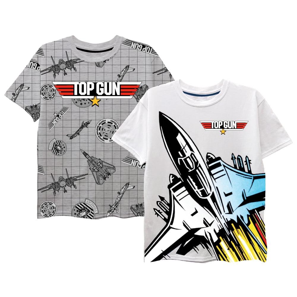 TOP GUN Top Gun Boys 420 All Over Print Graphic Short Sleeve TShirt