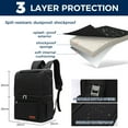 thumbnail image 3 of AUXDIQ 22L Insulated Cooler Backpack Picnic Cool Bag Rucksack Leak-Proof Hiking Picnic Daypack, 3 of 6