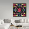 thumbnail image 3 of Trademark Fine Art 'Floral Fiesta Tile III' Canvas Art by Laura Marshall, 3 of 3