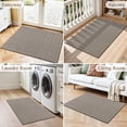 thumbnail image 2 of MeyJey Indoor Doormat 36"x60", Nonslip Entrance Door Mats, Dirt Trapper Washable Welcome Mat for Front Back Door and Entryway, Beige, 2 of 10