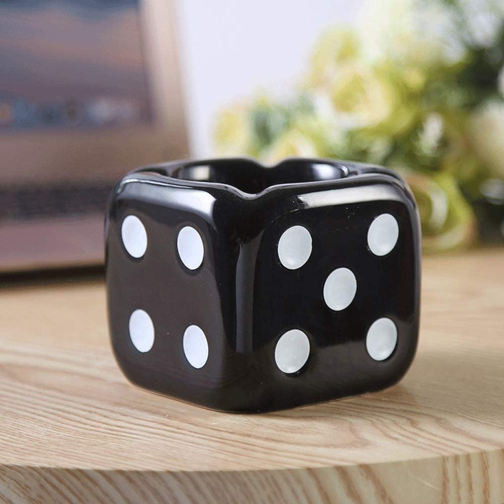 Cigarette Holders Portable Dice Cigarette Ashtray Case Ceramics Smoking  Ashtray Holder Stylish Tobacco Cigar Ash Tray Ashtrays Crafts Ornaments  (Color : Black),Purple | Walmart Canada