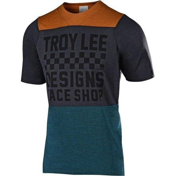 Jersey Troy Lee Designs SKYLINE CHECKERS BOURBON BLK SM Troy Lee Design CHECKERS BOURBON BLK SM