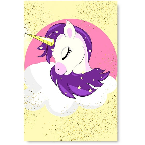 Awkward Styles Baby Nursery Room Wall Art Unicorn Poster Picture Decor Inspirational Wall Art Baby Girl Room Decor Unicorn Picture Pink Print Pink Unicorn Wall Decor Funny Unicorn Decals for Girls