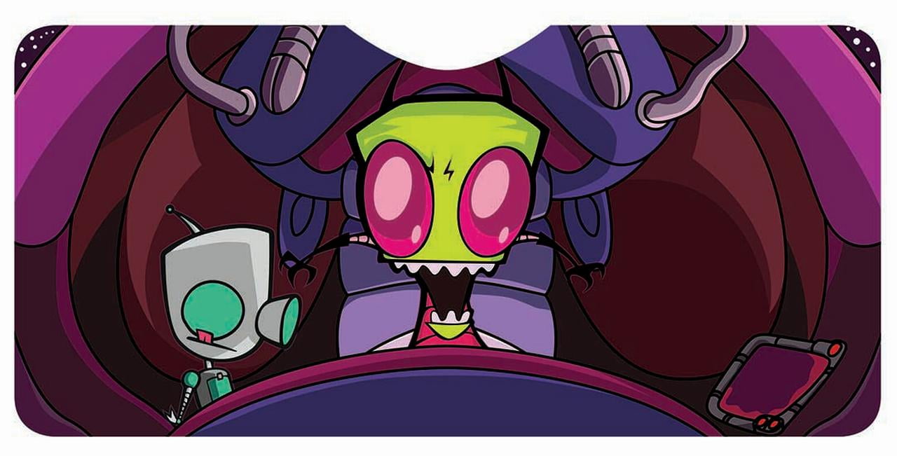 Invader Zim 58" x 27.5" Sun Shade