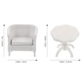 thumbnail image 2 of SHISUYAN 9pcs Mini Table and Chair Models Plastic Furniture Models Decorative Furniture Models, 2 of 9