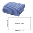 thumbnail image 3 of Yhmxh Large Ribbed Microfiber Bath Towel, 55.1x27.6in Ultra Soft Quick Dry Absorbent Bath Sheet, Oversized Plush Coral Fleece Towel for Shower, Spa, Gym, Travel and Beach (Machine washable), 3 of 6